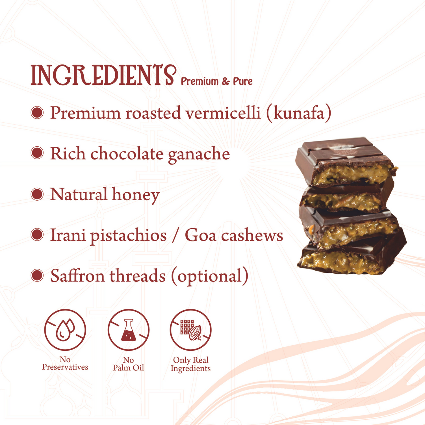 Azalea Kunafa Biscoff Chocolate