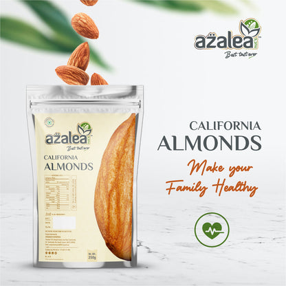 Luxury California Almonds by Azalea – 1KG Combo (4 x 250g) | Fresh & Healthy Nuts