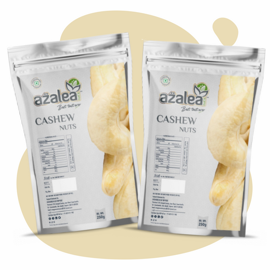 Luxury Cashew Nuts by Azalea – 500g Combo (2 x 250g) | Fresh & Crunchy Kaju