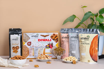 Royal Wedding Special Pack by Azalea – Pistachio, Cashew, Almonds, Raisins & Walnuts