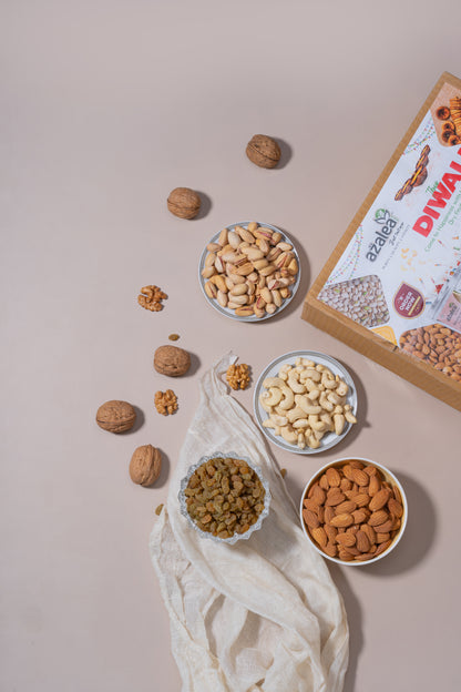 Royal Wedding Special Pack by Azalea – Pistachio, Cashew, Almonds, Raisins & Walnuts