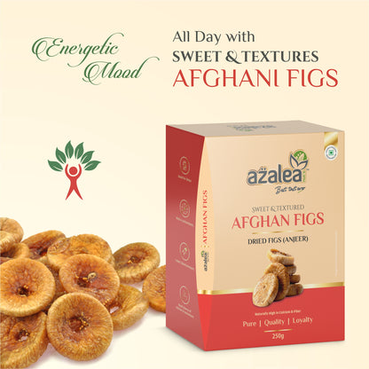 Azalea Luxury Afghan Anjeer – 500g Combo (2 x 250g) | Naturally Nutritious Figs