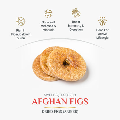 Azalea Luxury Afghan Anjeer – 500g Combo (2 x 250g) | Naturally Nutritious Figs