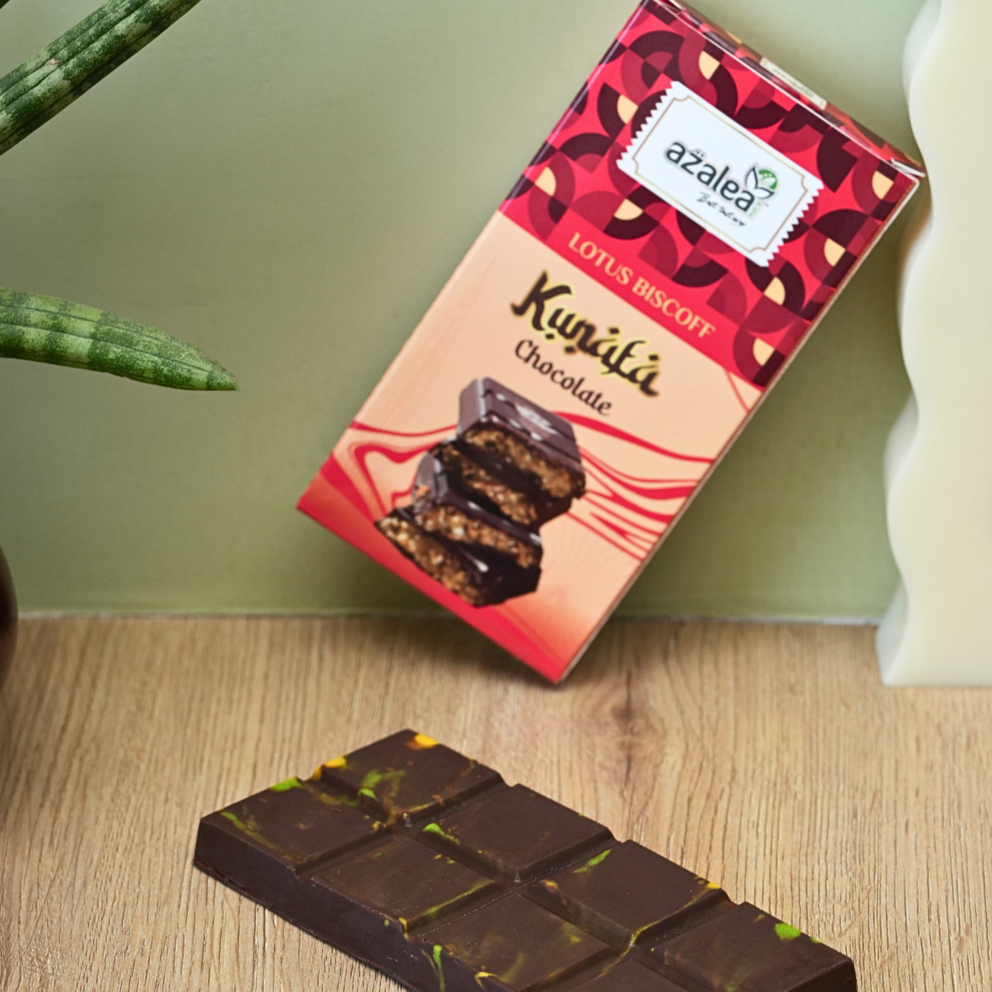 Azalea Kunafa Biscoff Chocolate