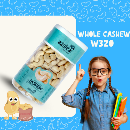 Azalea Nuts Premium Goa Cashews 250gm – WW320