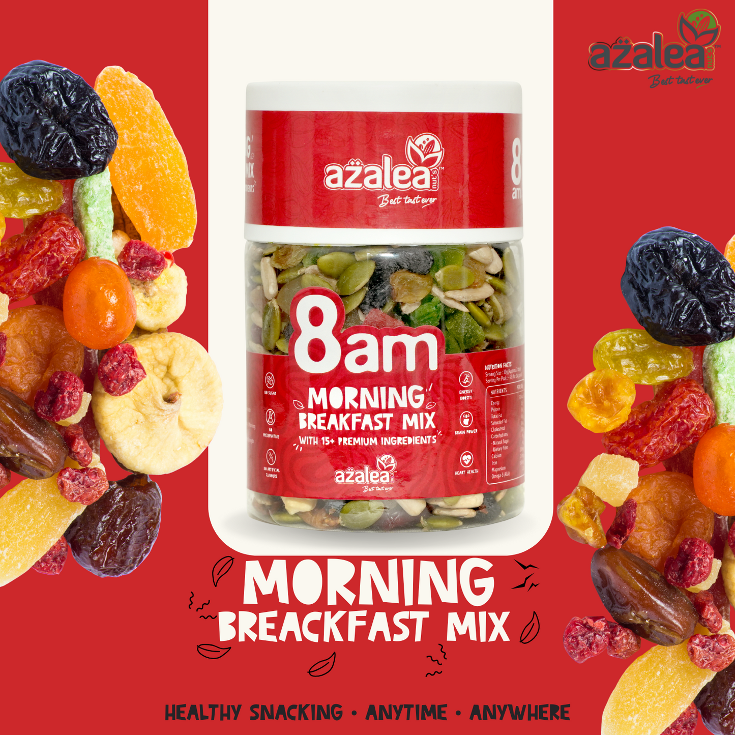 Aazalea Mix Dry Fruits (200 Gm)