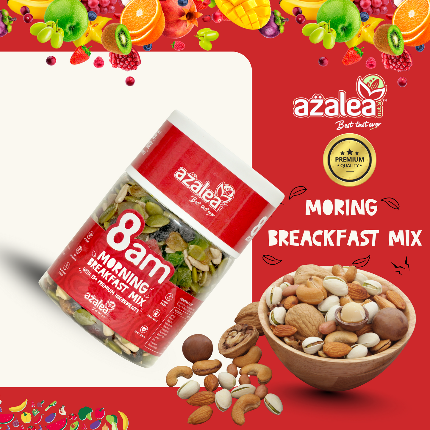 Aazalea Mix Dry Fruits (200 Gm)