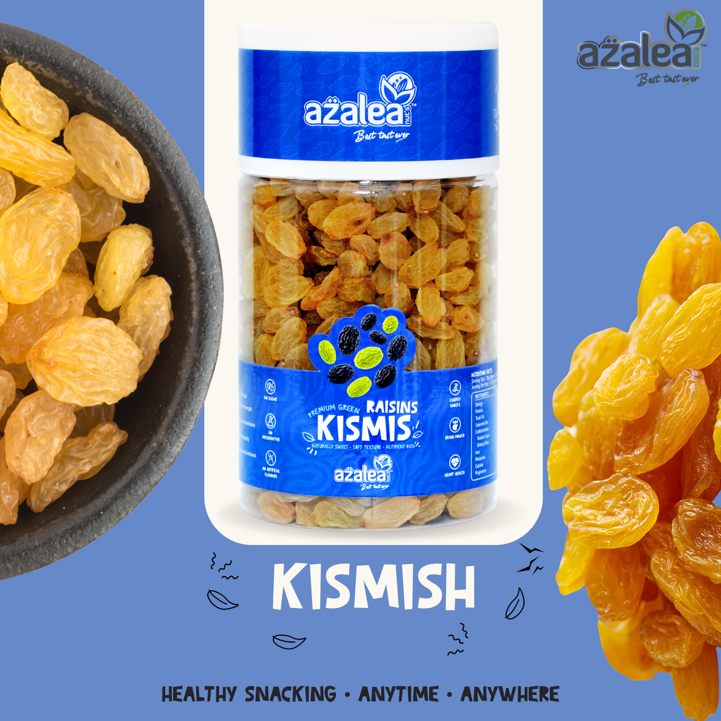 Azalea Green Raisin Kismis