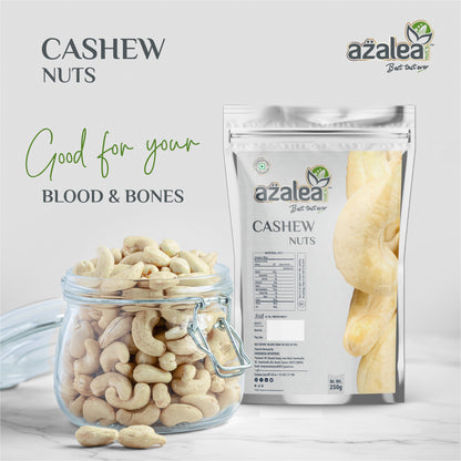 Luxury Cashew Nuts by Azalea – 500g Combo (2 x 250g) | Fresh & Crunchy Kaju