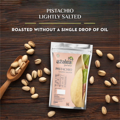 Azalea Nuts Premium Irani Pistachios 250gm – rosted | Natural Pista | Rich in Protein & Antioxidants