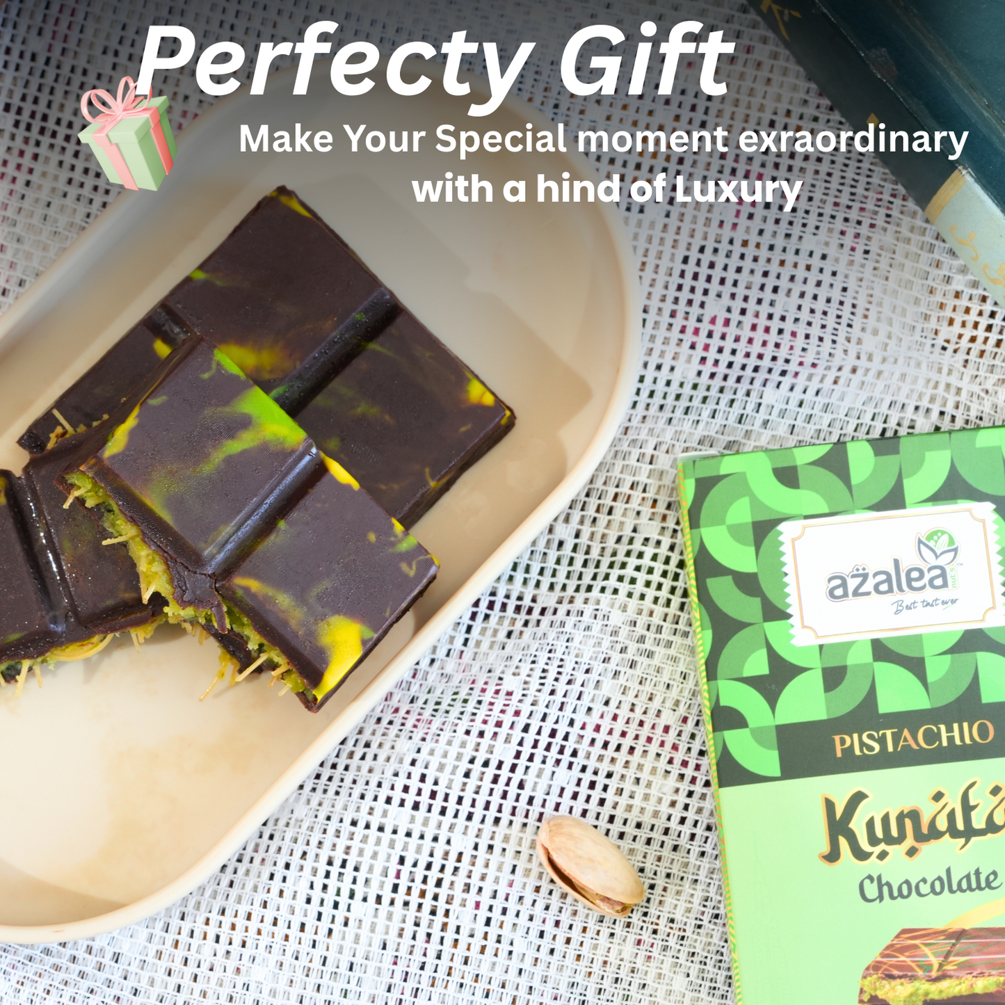 Azalea Kunafa Pistachio Chocolate