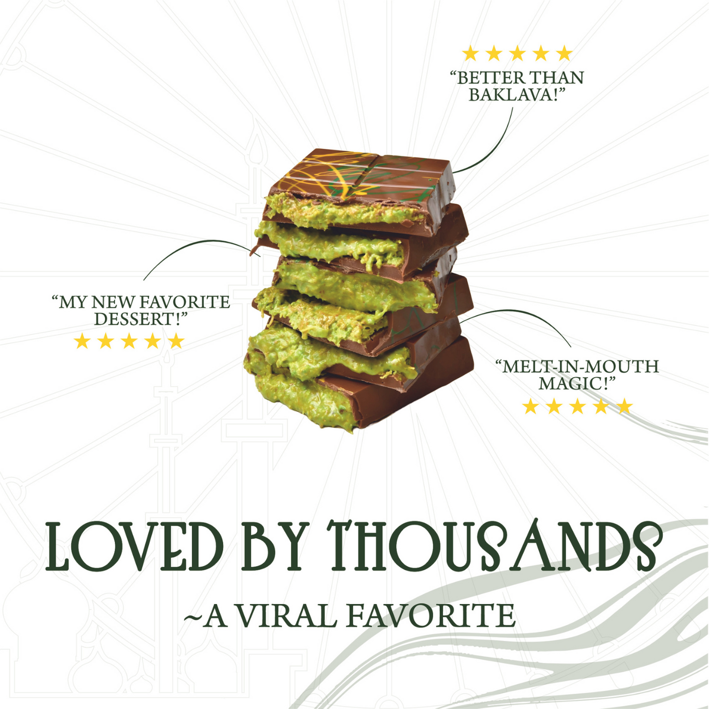 Azalea Kunafa Pistachio Chocolate