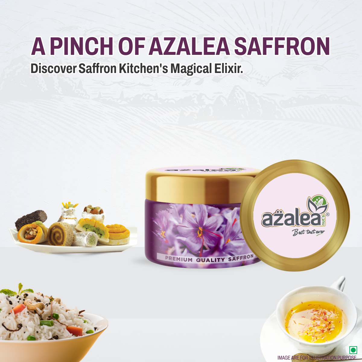 Azalea Saffron (Kesar)